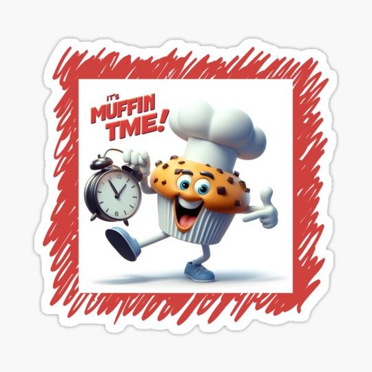 Discover Its Muffin Time Funny Gift