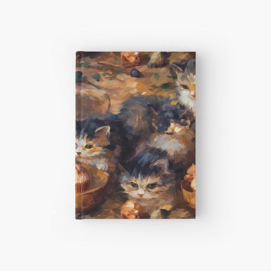 Discover Art Cats -  Baking blueberry muffin| Impressionism |blueberry | muffin | Baking | Cooking | Cats  | Cat Lover