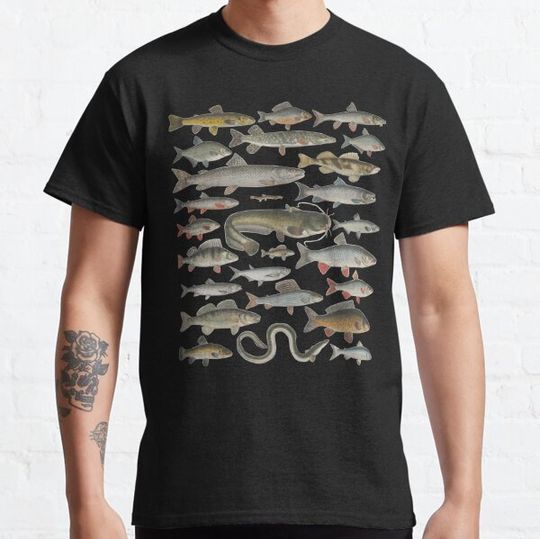 Discover Freshwater Fish: River and Lake Angler Shirts