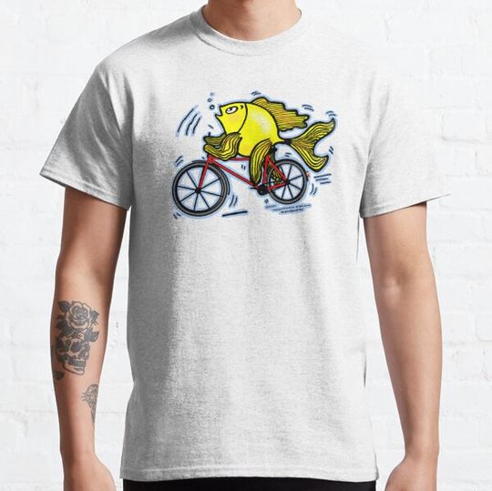 Discover Bicycle Fish funny cartoon