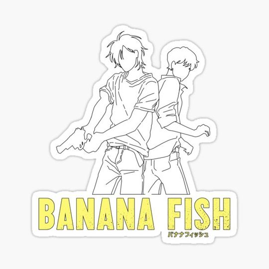 Discover Banana Fish - Ash & Eiji Silhouette