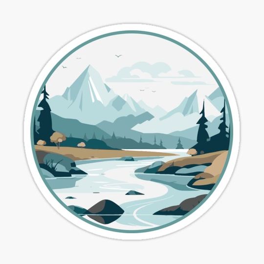 Discover Mountain and River Landscape