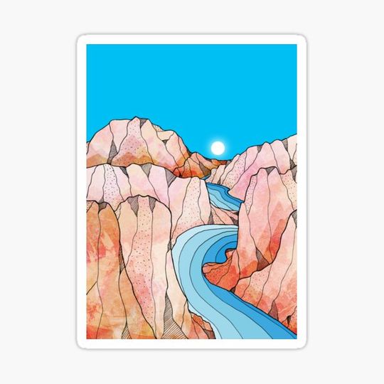 Discover A stream through the mountains