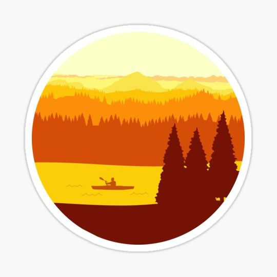 Discover Sunset Mountains and Kayak