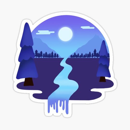 Discover Magic river in the forest
