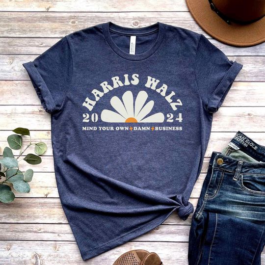 Discover Mind Your Own Damn Business Kamala And Tim Shirt Tim Walz Midwest Values KAMALA