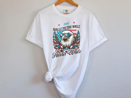 Discover Funny Harris Walz Shirt - Ballz To The Walz Tee