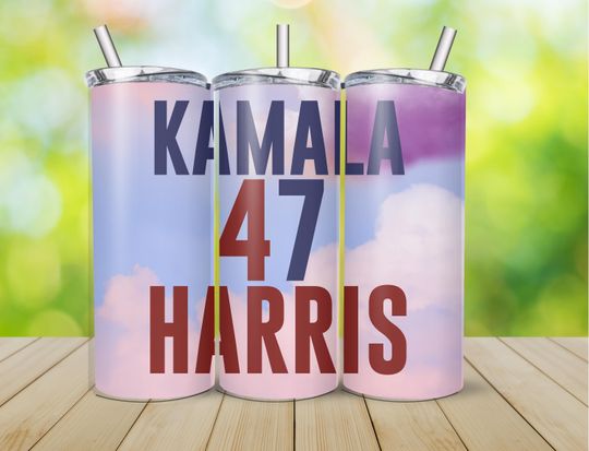 Discover Kamala Harris 2024 Tumbler  20 oz Straight Tumbler