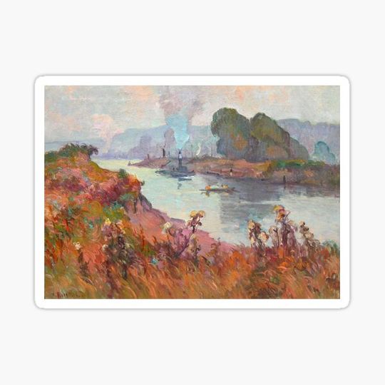 Discover Seine River Bank by Robert Antoine Pinchon