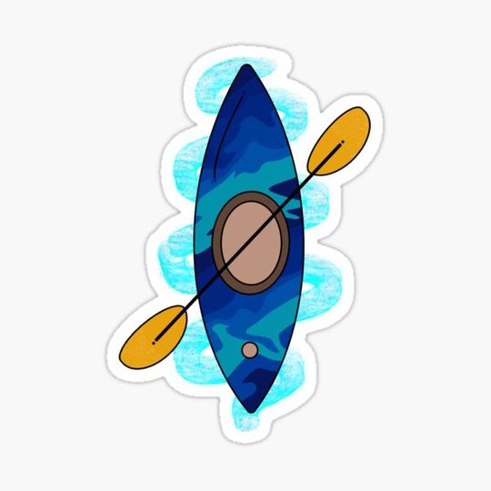 Discover Blue Swirl Kayak