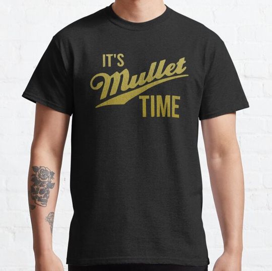 Discover It's Mullet Time, Funny Redneck Mullet Gift