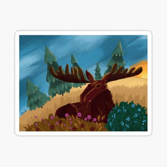 Discover Montana Country Rustic Moose