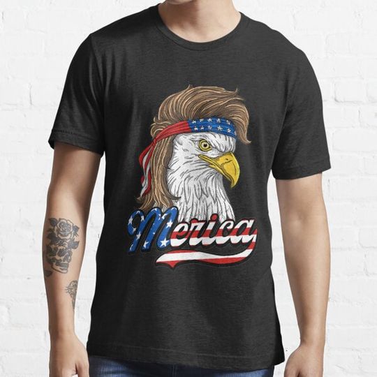Discover Merica - Patriotic USA Eagle Of Freedom - 4Th Of July