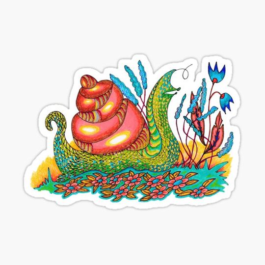 Discover Snazzy snail moving on