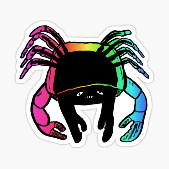 Discover A Snazzy Rainbow Crab Boy
