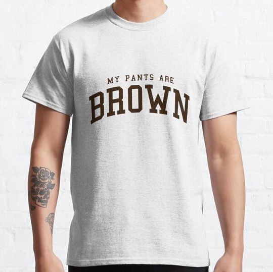 Discover My Pants Are Brown - college university style logo