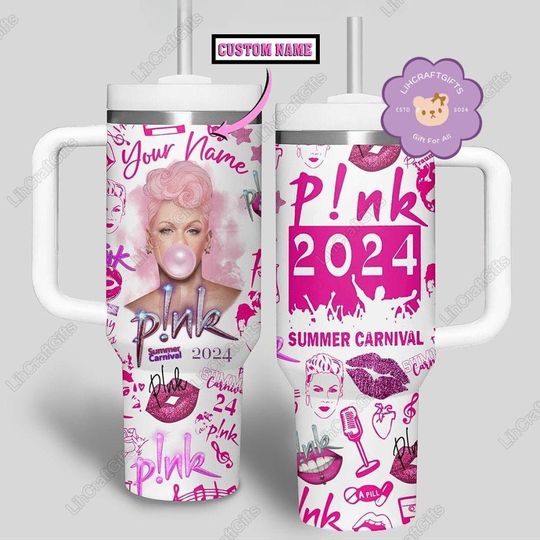 Discover Pink Summer Carnival Tour 2024 Tumbler, Pink Id Rather Be At A Summer Carnival Tumbler, 2024 Concert Tumbler