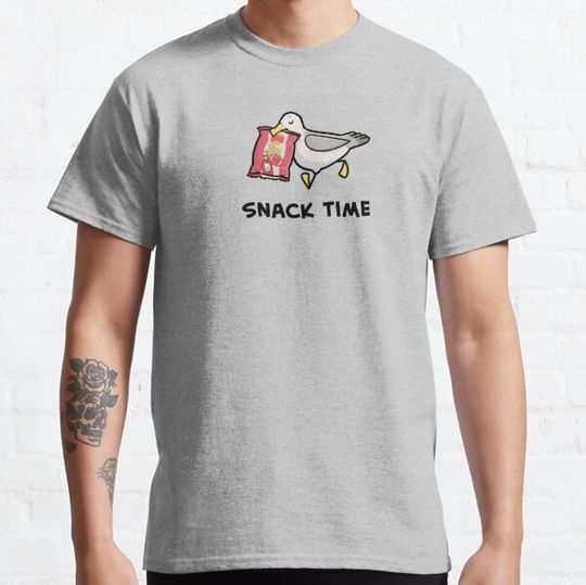 Discover Wading + Water Birds - Seagull with Ketchup Potato Chips - Snack Time
