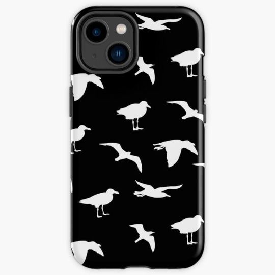 Discover Seagulls. Black pattern