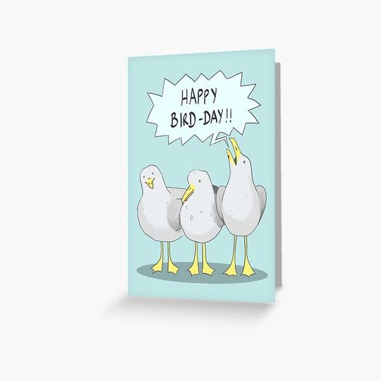 Discover Happy Bird-day Card
