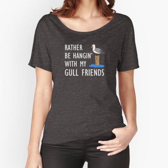 Discover Rather Be Hangin' With My Gull Friends Seagull Cartoon