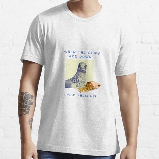 Discover Gavin the Gull - When the chips are down... I pick them up! T-shirt