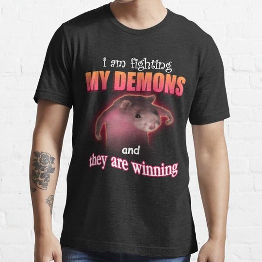 Discover I39M Fighting My Demons And They Are Winning Word Art Meme