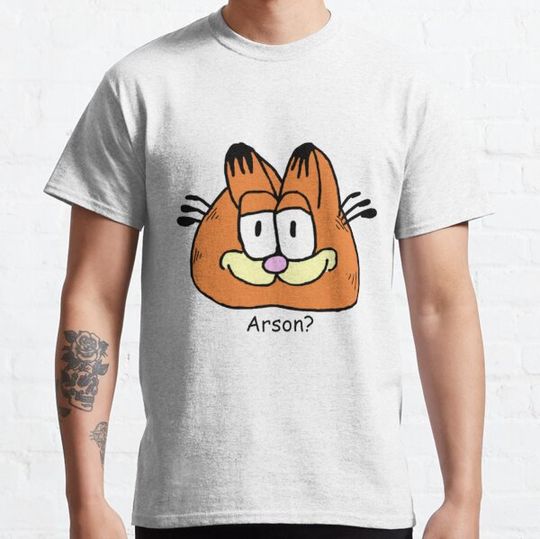 Discover Cursed Garfield asking_ Arson