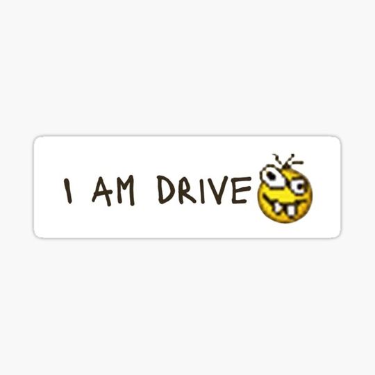 Discover I Am Drive Bumper Sticker or Magnet - Funny Decor