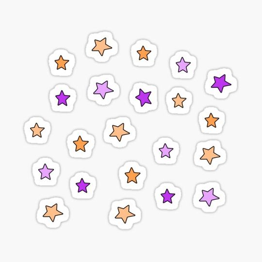 Discover Orange and Purple college mini star pack