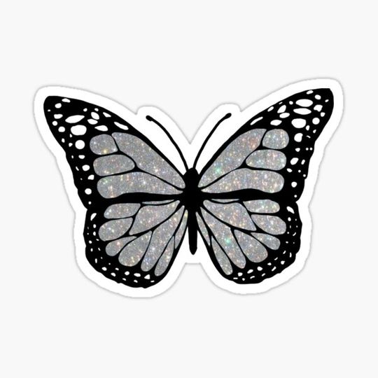 Discover sparkly butterfly