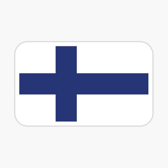 Discover Finland Flag Sticker
