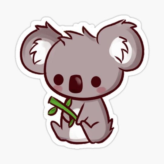 Discover Cute koala sticker