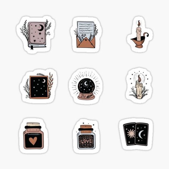 Discover Dark Academia Stickers