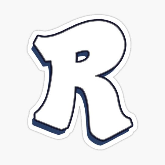 Discover Letter R - White