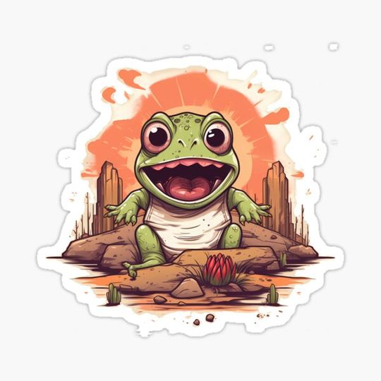 Discover Screaming Froggy Cute Frog