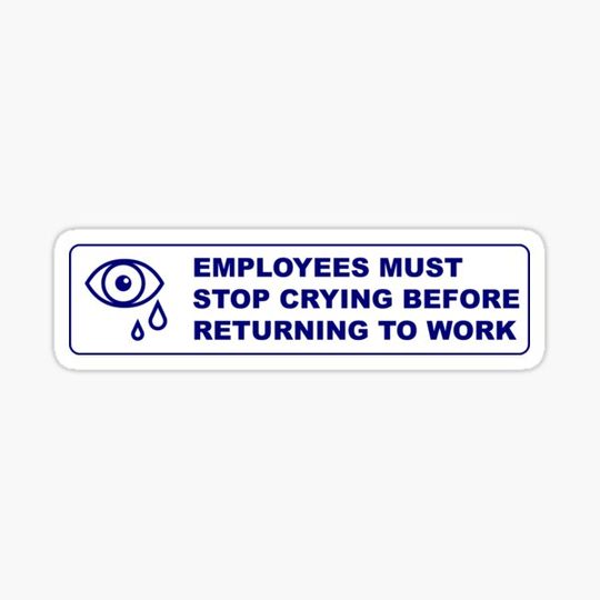 Discover Employees Must Stop Crying Blue