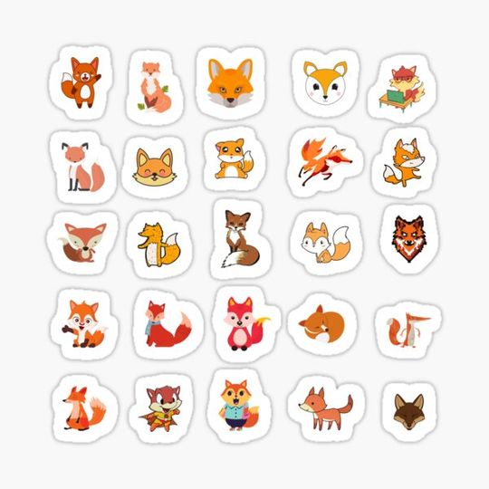 Discover Foxes Cute Foxes Illustration Cartoon Animals