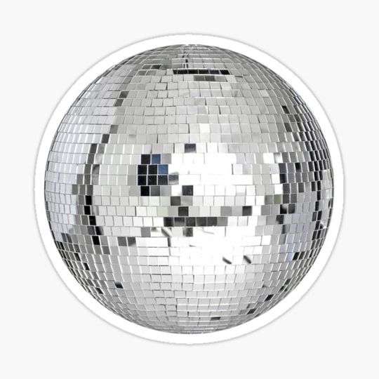 Discover Disco ball sticker