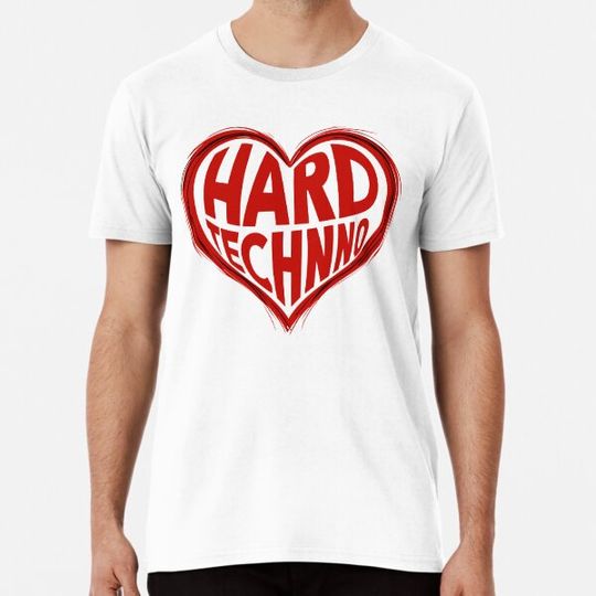 Discover I love Hard Techno badge.