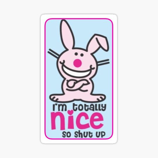 Discover happy bunny