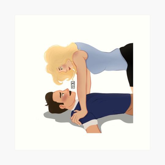 Discover Copy of Mustache Man & Tall English Woman
