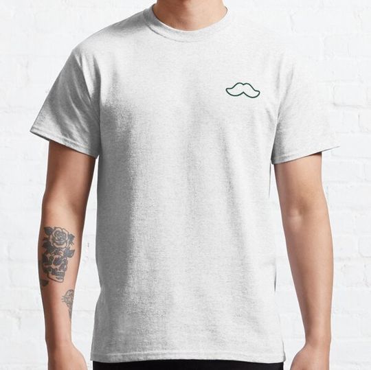 Discover MUSTACHE OUTLINE (DARK GREEN)