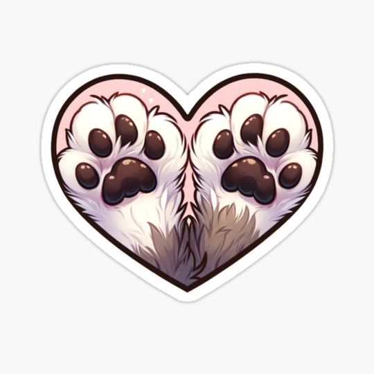 Discover Heart Cat Paws