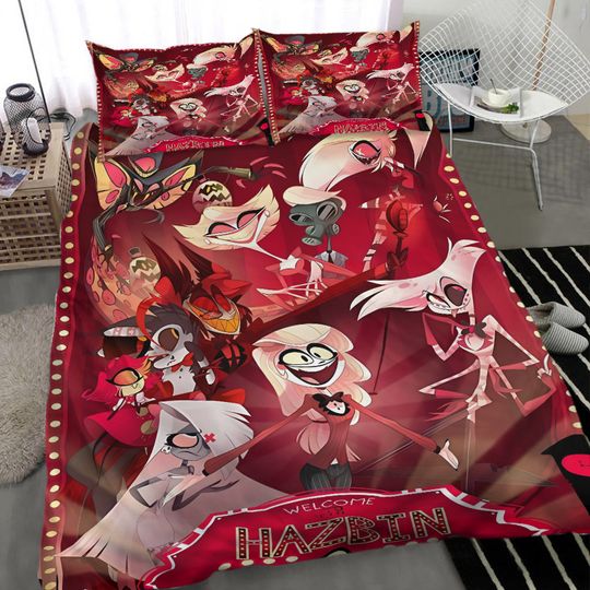 Discover Hazbin Hotel Alastor Cosplay Bedding Set , Alastor Hazbin Bedding Set