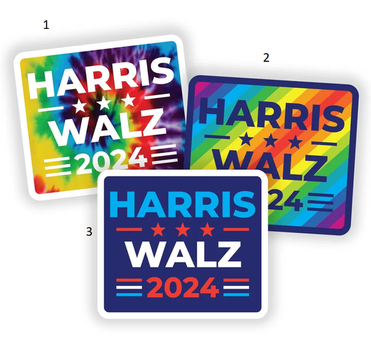 Discover Harris Walz 2024 - Car Magnet