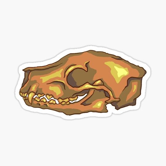Discover Neon Ferret Skull
