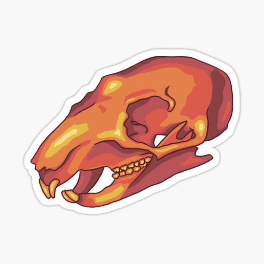 Discover Neon Squirrel Skull