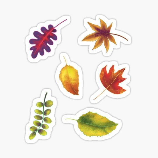 Discover AUTUMN LEAVES STICKERS