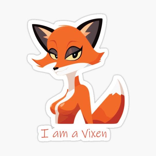 Discover KITSUNEDEN Sassy Vixen Female Fox "I am a Vixen"
